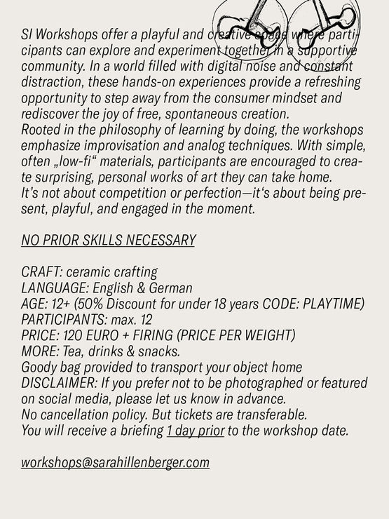 WORKSHOP: CLAYTIME