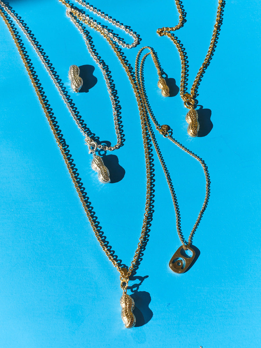 PEANUT PENDANT GOLD