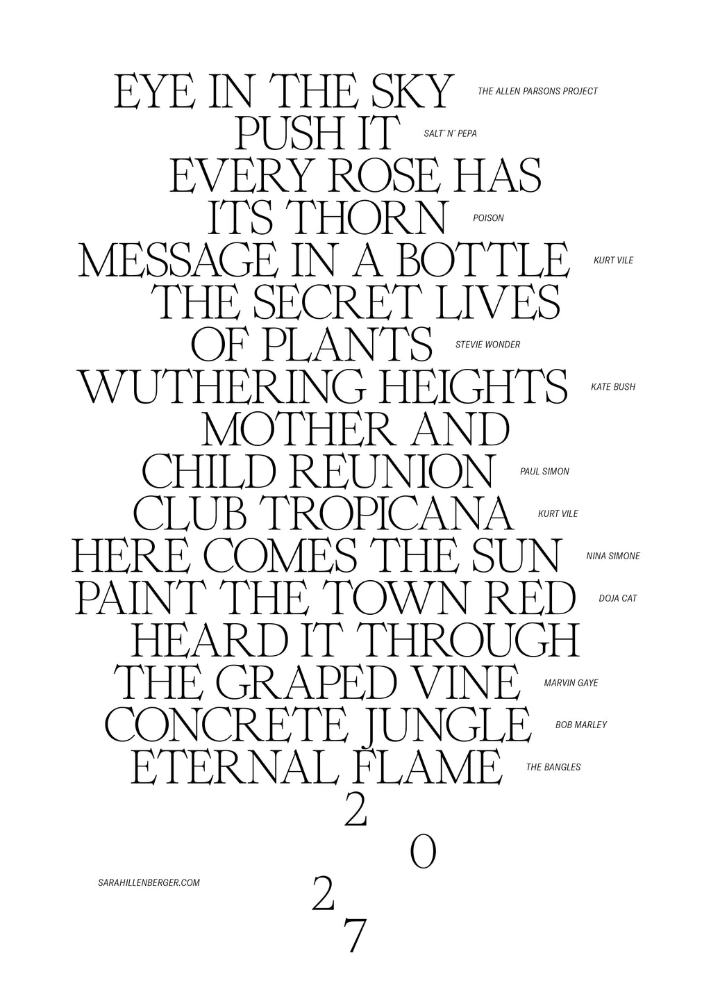 CALENDAR 2027