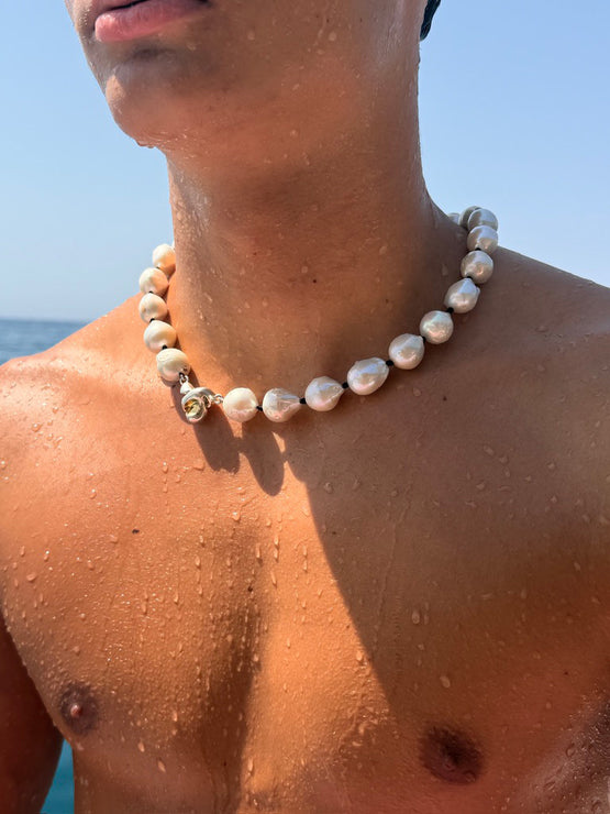 POPCORN PEARL NECKLACE