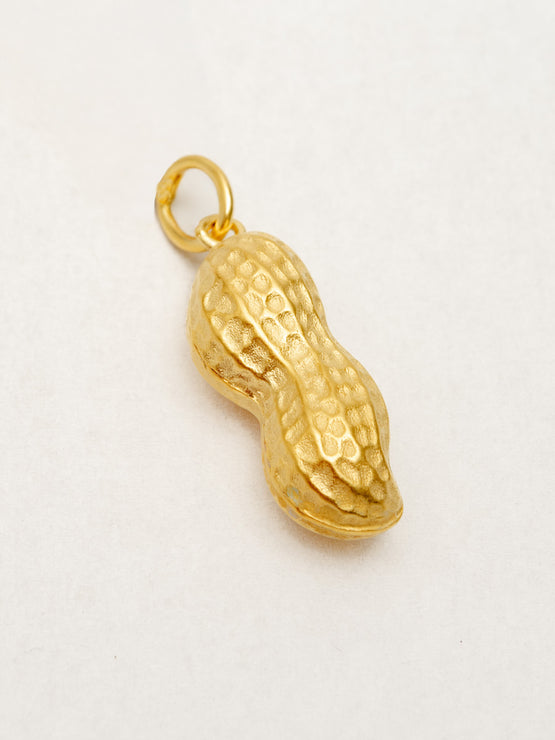 PEANUT PENDANT GOLD-PLATED WITH CHAIN