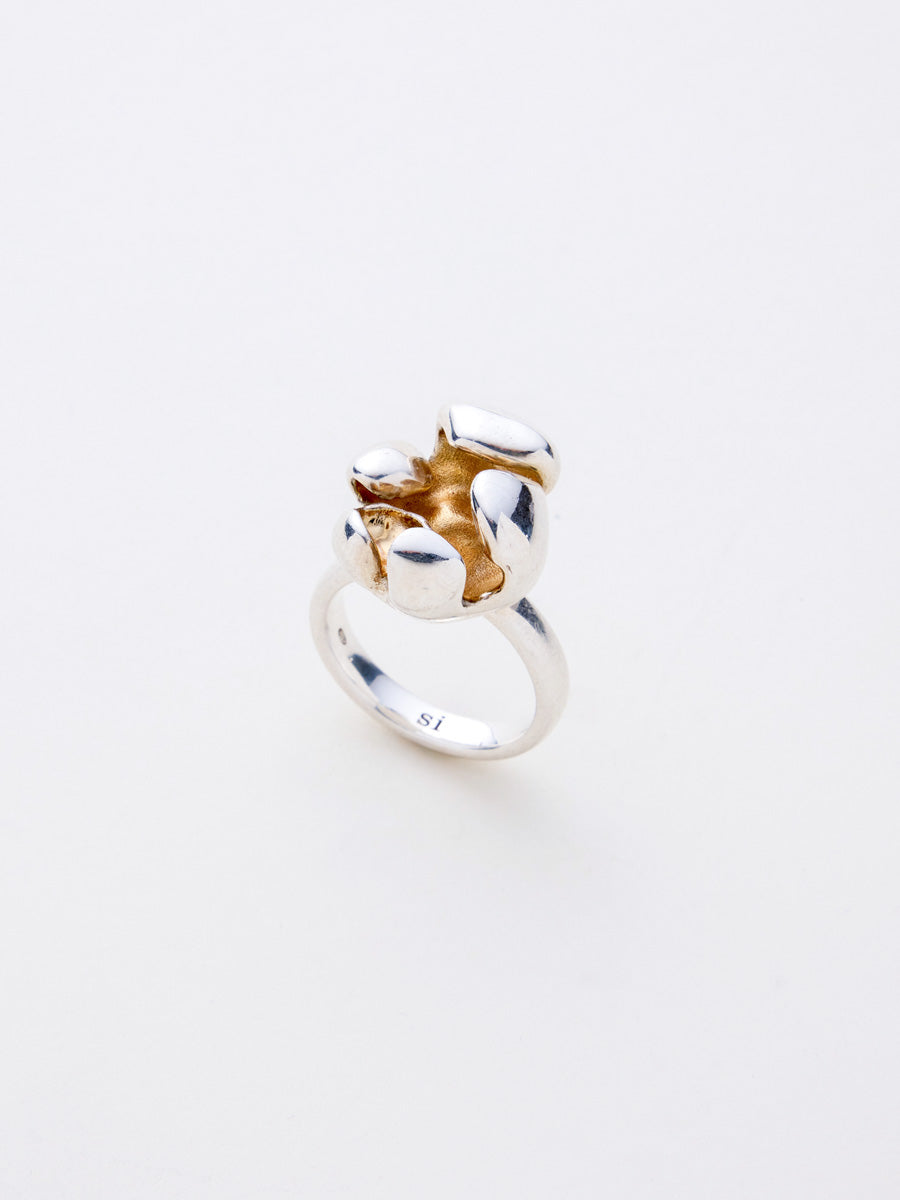 Popcorn Ring Silver
