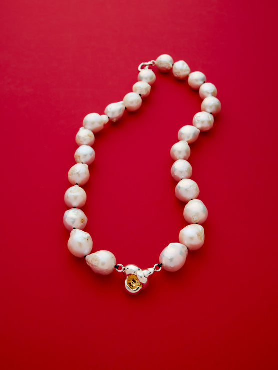 Popcorn Pearl Necklace