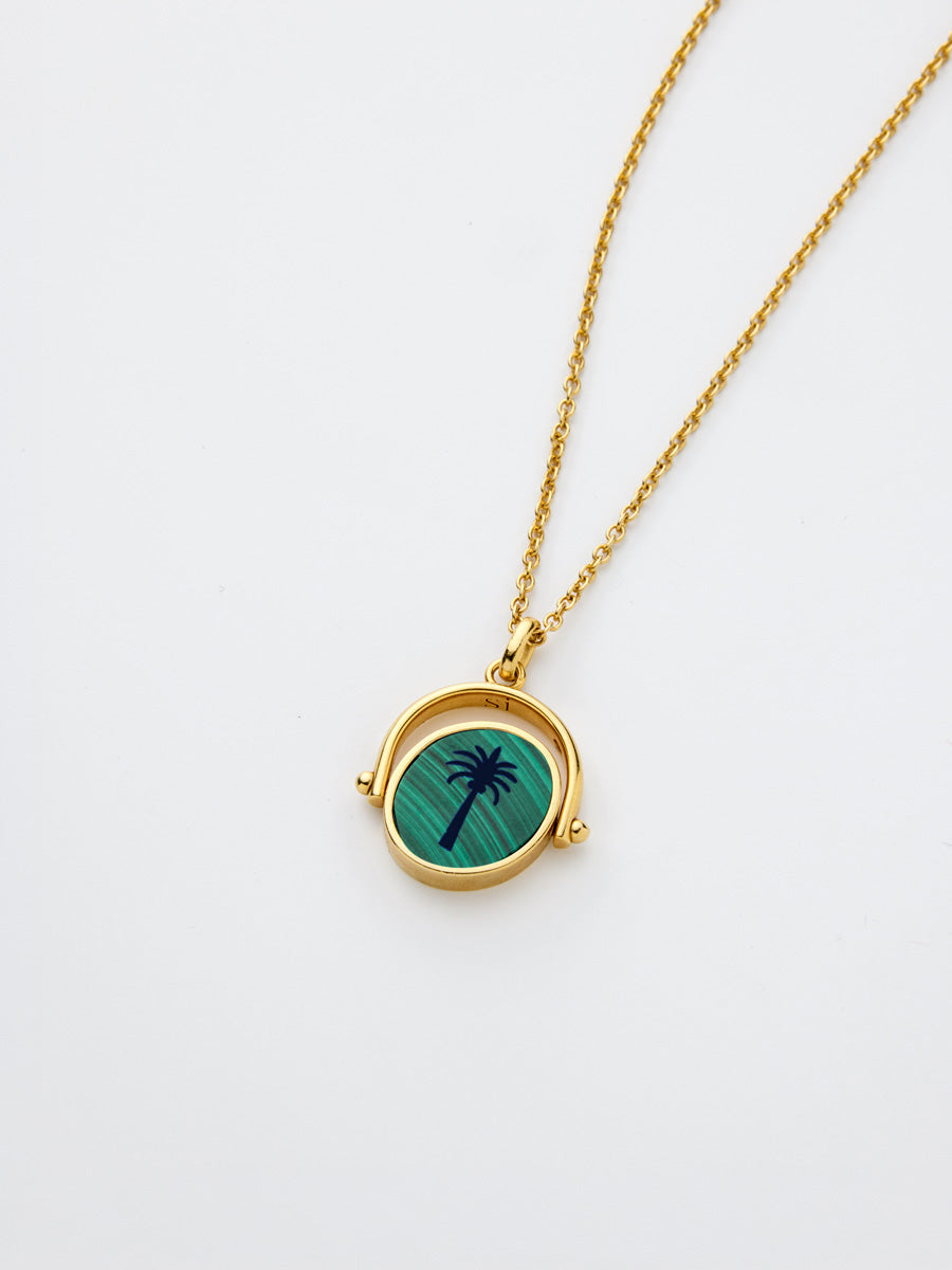Si-gnet Pendant Gold with Chain