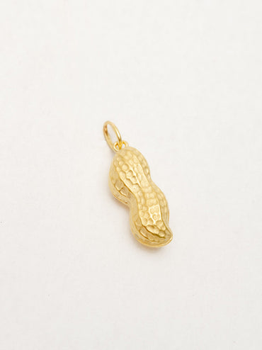 PEANUT PENDANT GOLD-PLATED WITHOUT CHAIN