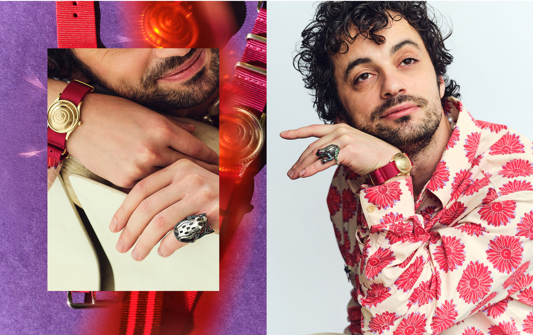 SLOWLEX DARK BLUE / RED